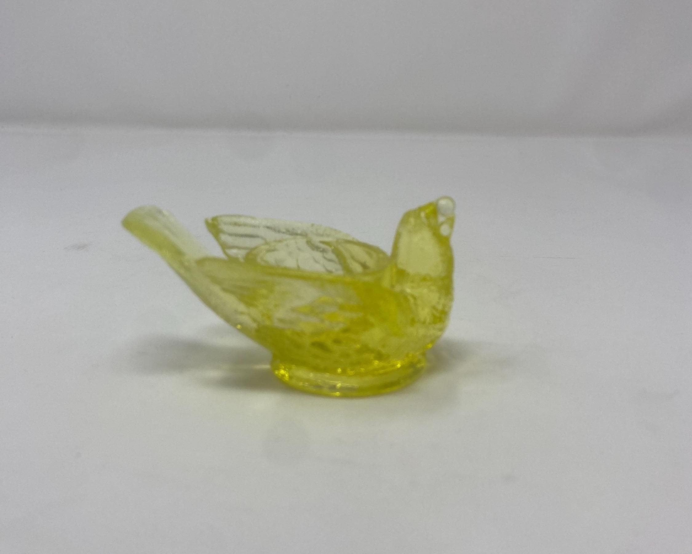 Vaseline Glass Salt Cellar - Etsy