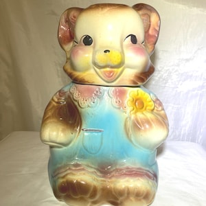 American Bisque Teddy Bear Cookie Jar