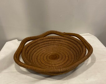 Coiled Straw/Grass Basket