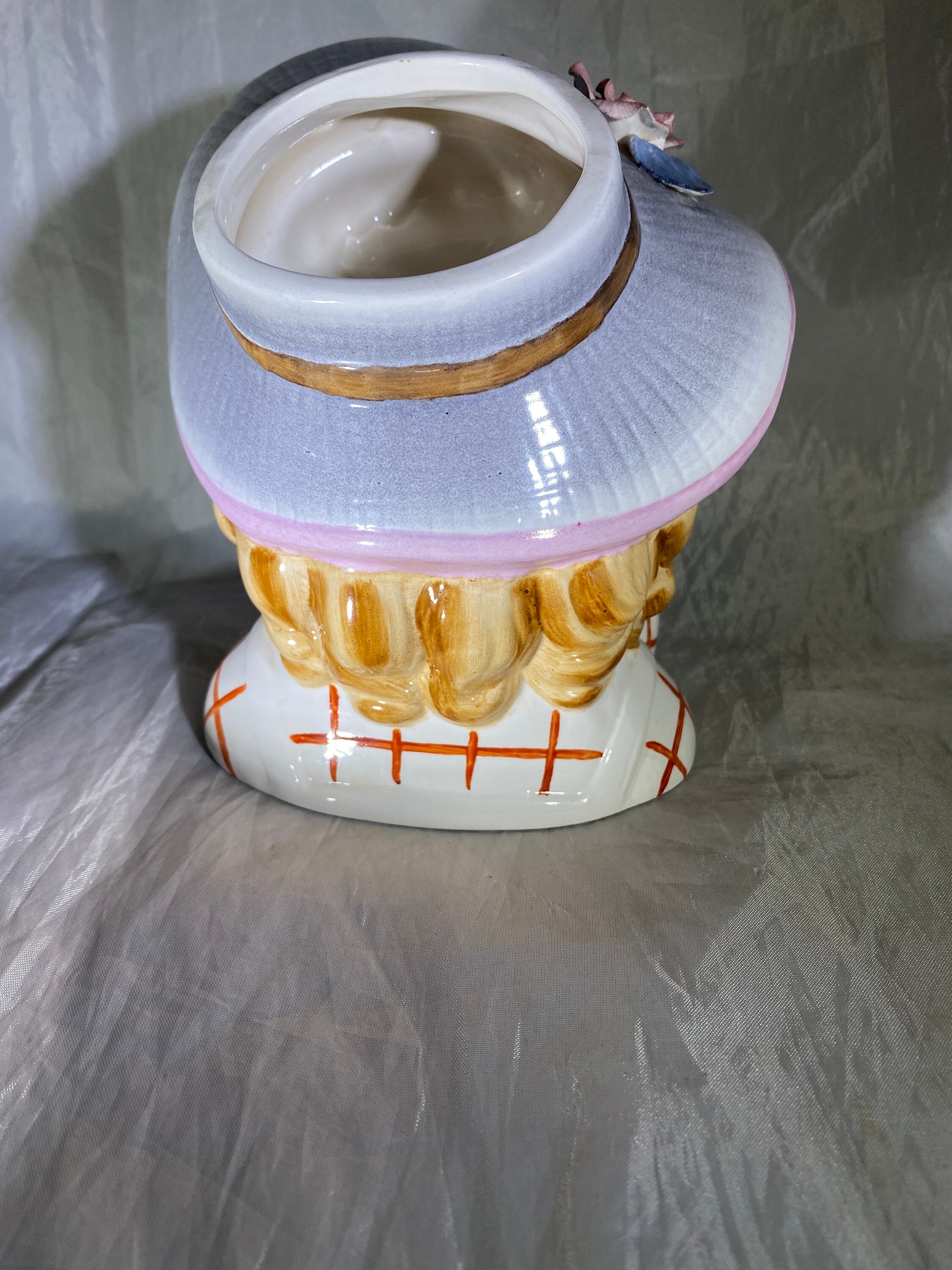 Vintage Girl Head Vase Etsy