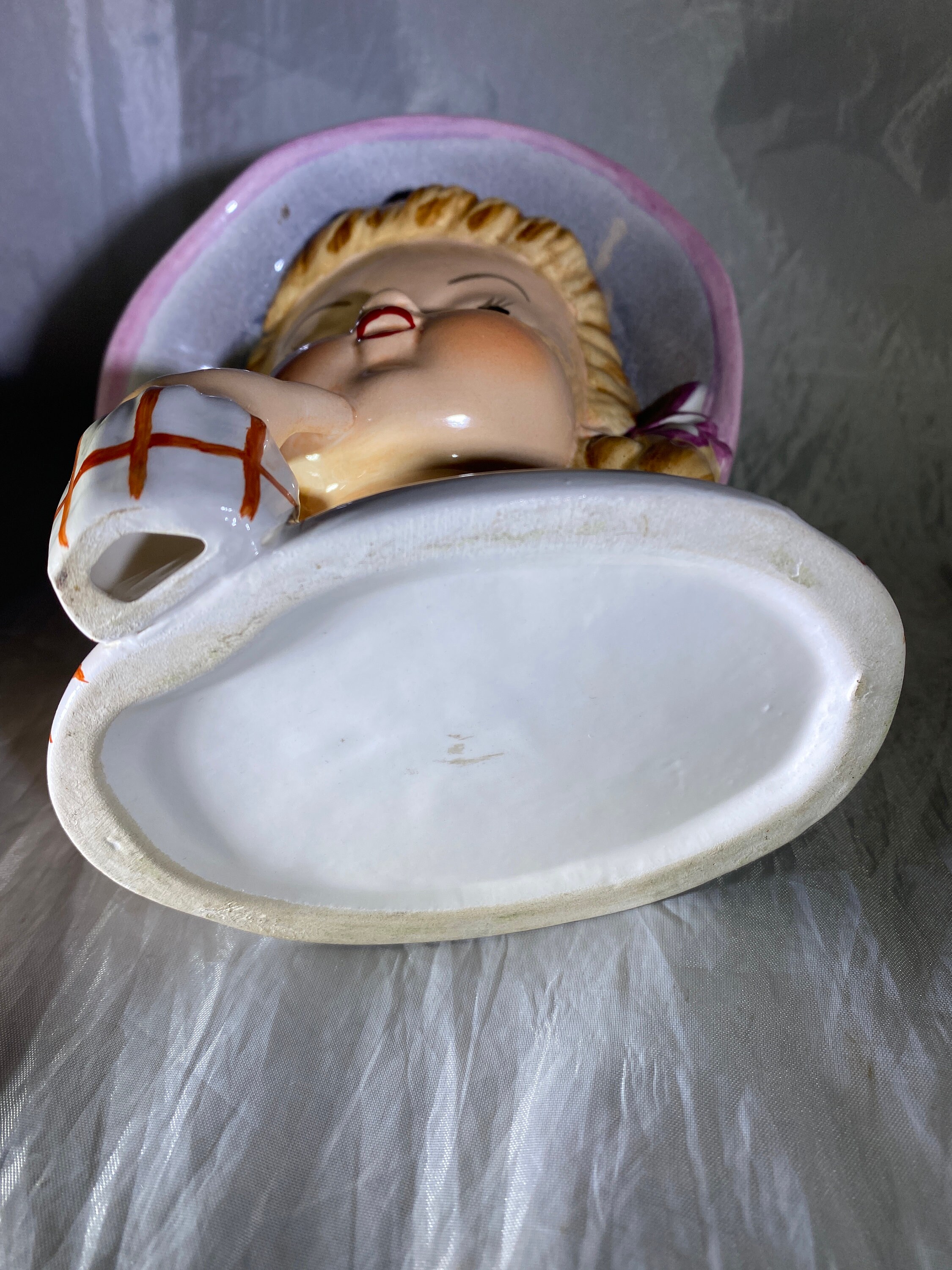 Vintage Girl Head Vase Etsy