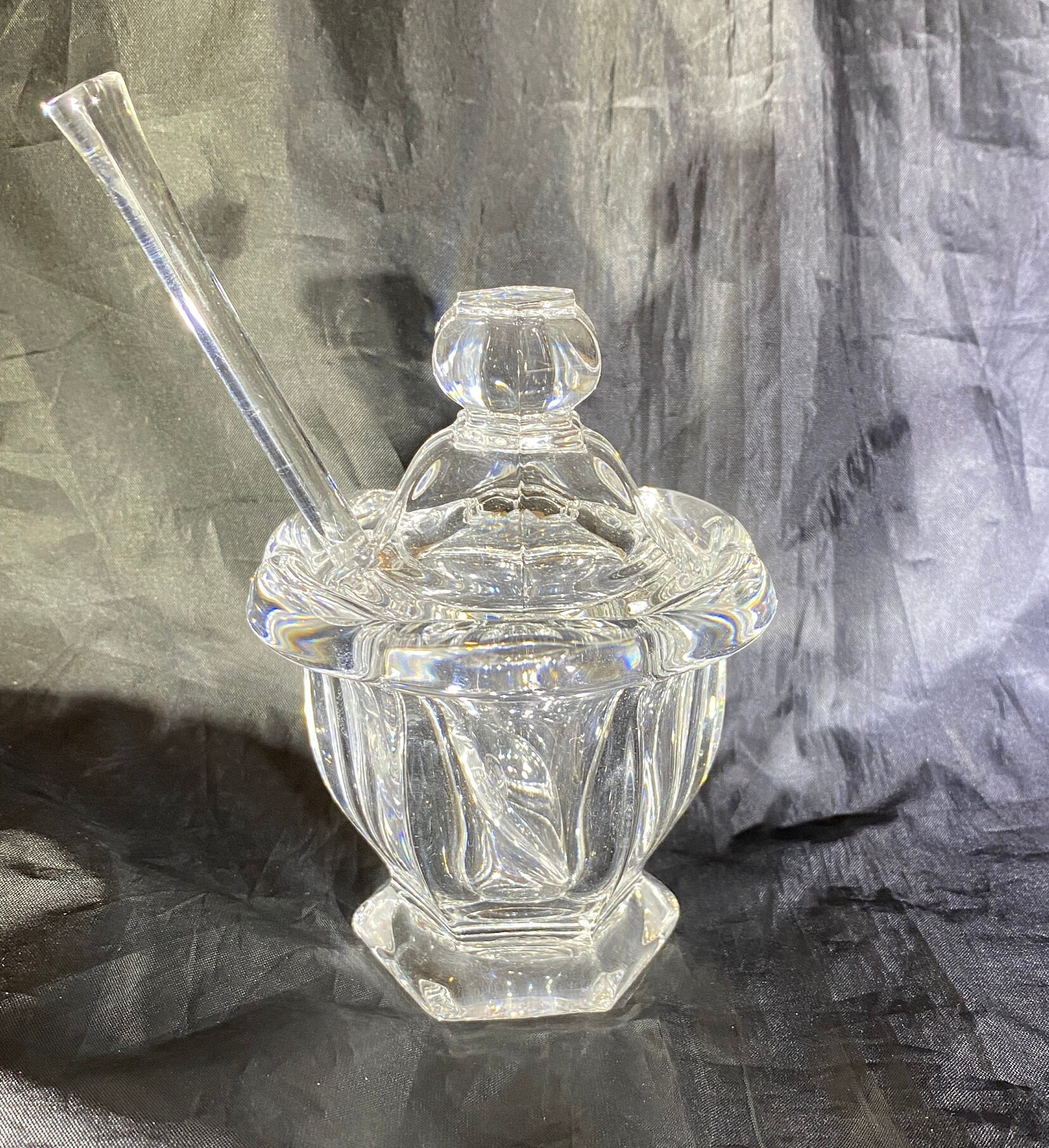Baccarat Mustard Jar - Etsy Baccarat Mustard Jar - Etsy