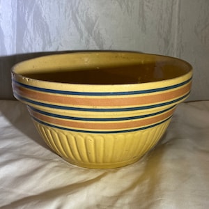 Yellow Ware Mixing Bowl