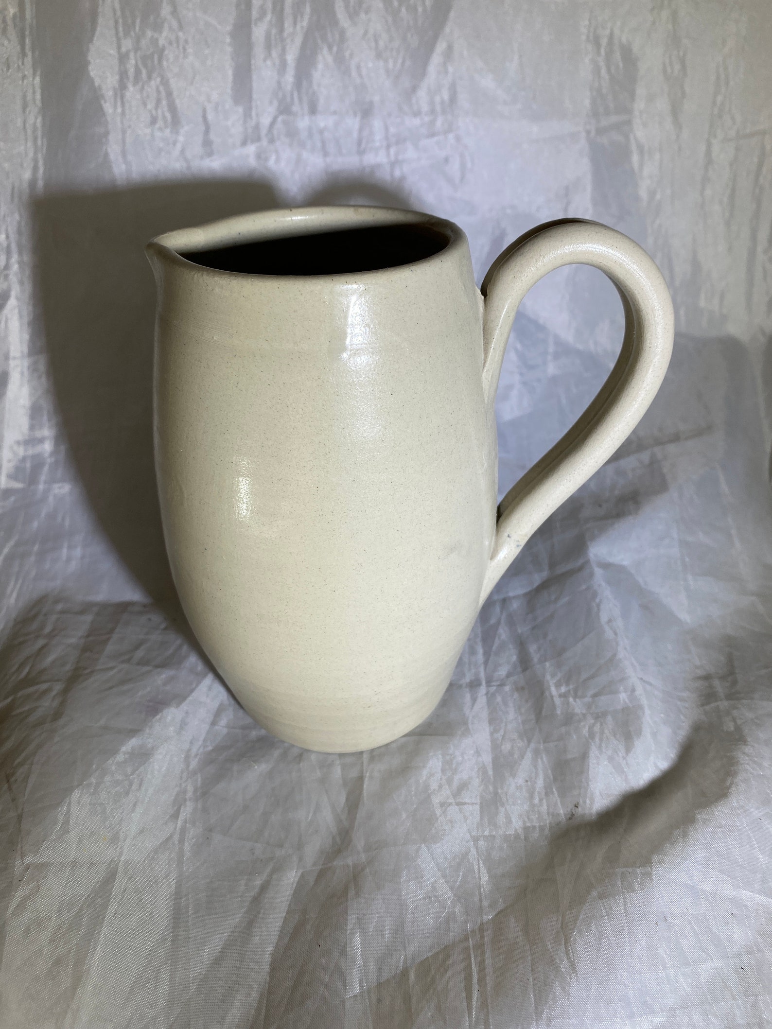 Williamsburg Salt Glaze Ware Pottery Pitcher Etsy