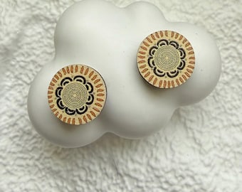 boucles d'oreilles puces