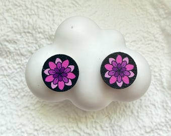 boucles d'oreilles puces