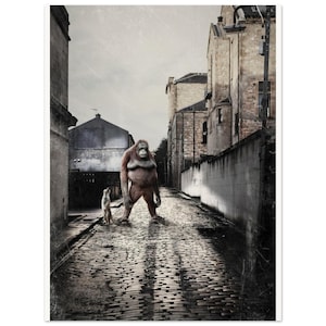 Jungla urbana: una mirada surrealista a Glasgow / Impresión artística - Póster en papel mate con calidad de museo (imperial)
