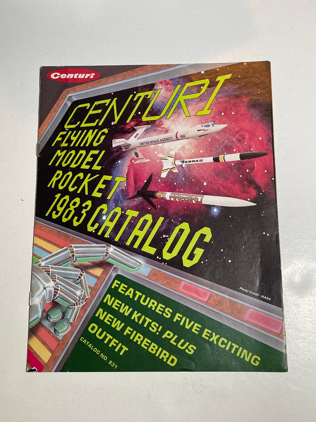 Centuri Flying Model Rocket Catalog 1983 No. 831 EX Shape Estes Etsy