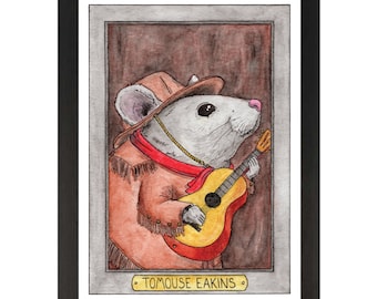 Tomouse Eakins / Thomas Eakins / Zooseum Art Print