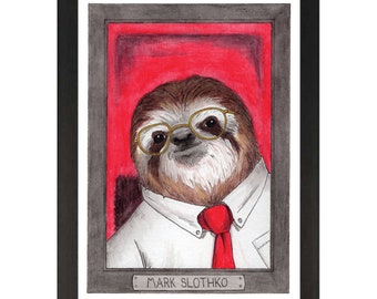 Mark Slothko / Mark Rothko / Zooseum Art Print