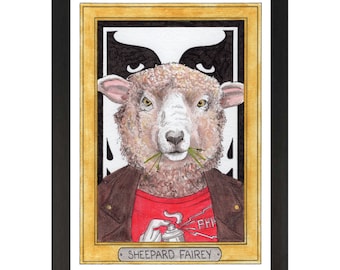 Sheepard Fairey / Shepard Fairey / Zooseum Art Print