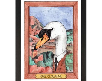 Paul Ceswanne / Paul Cezanne / Zooseum Art Print