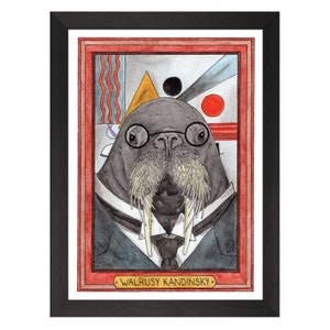 Walrusy Kandinsky / Wassily Kandinsky / Zooseum Art Print