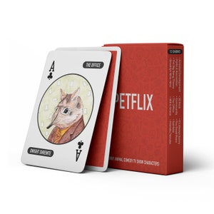 Petflix Punny Animal Comedy Personaggio Carte da gioco