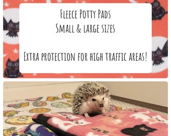 Fleece Potty Pads - Extra Protection for Your Cage