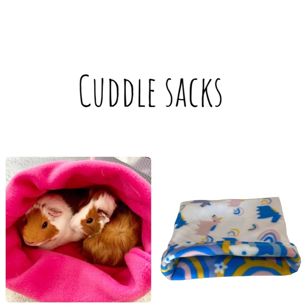 Cuddle Sack Guinea Pig Tunnel Guinea Pig Fleece Heathers Piggy Fleece
