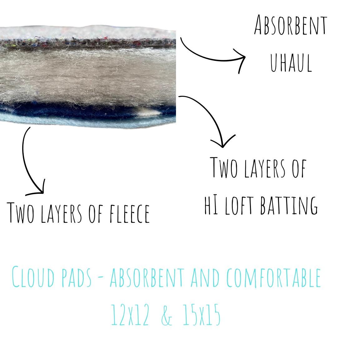Cloud Pads - 5 Layers of Comfort & Absorbency - Etsy