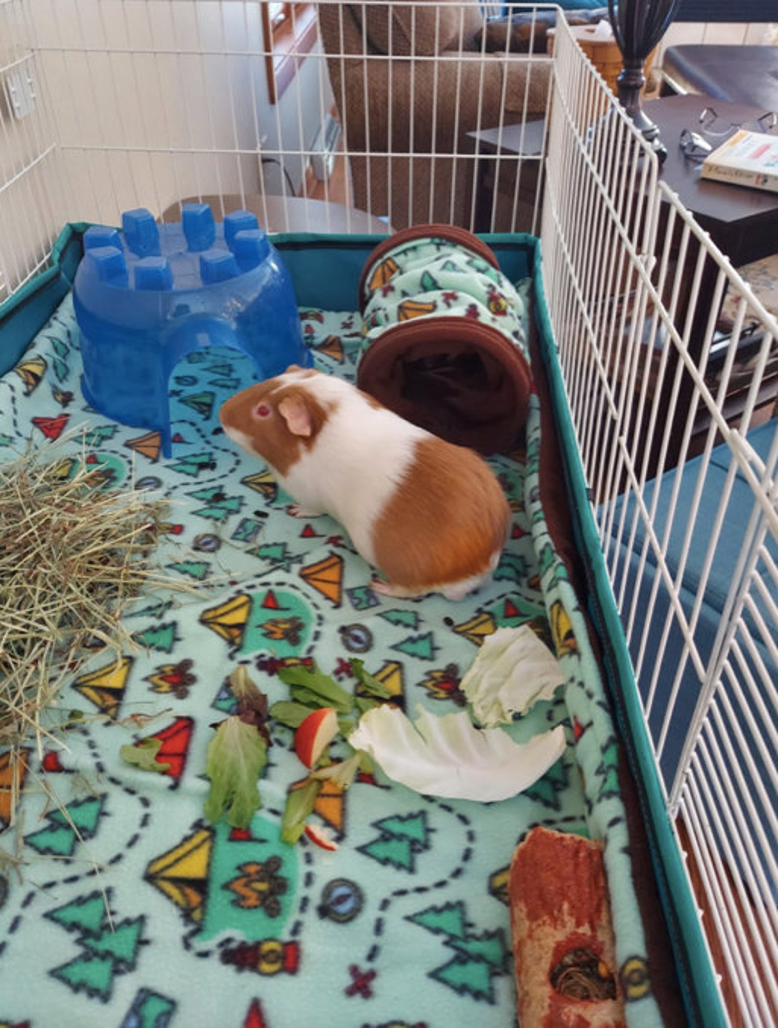 Midwest Cage Liner Guinea Pig Fleece CAGE LINERS 24x47 Etsy