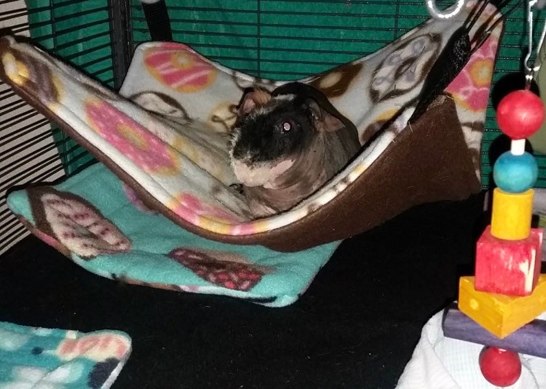Guinea Pig Cage Accessories Tunnel Cuddle Sack Cuddle Etsy