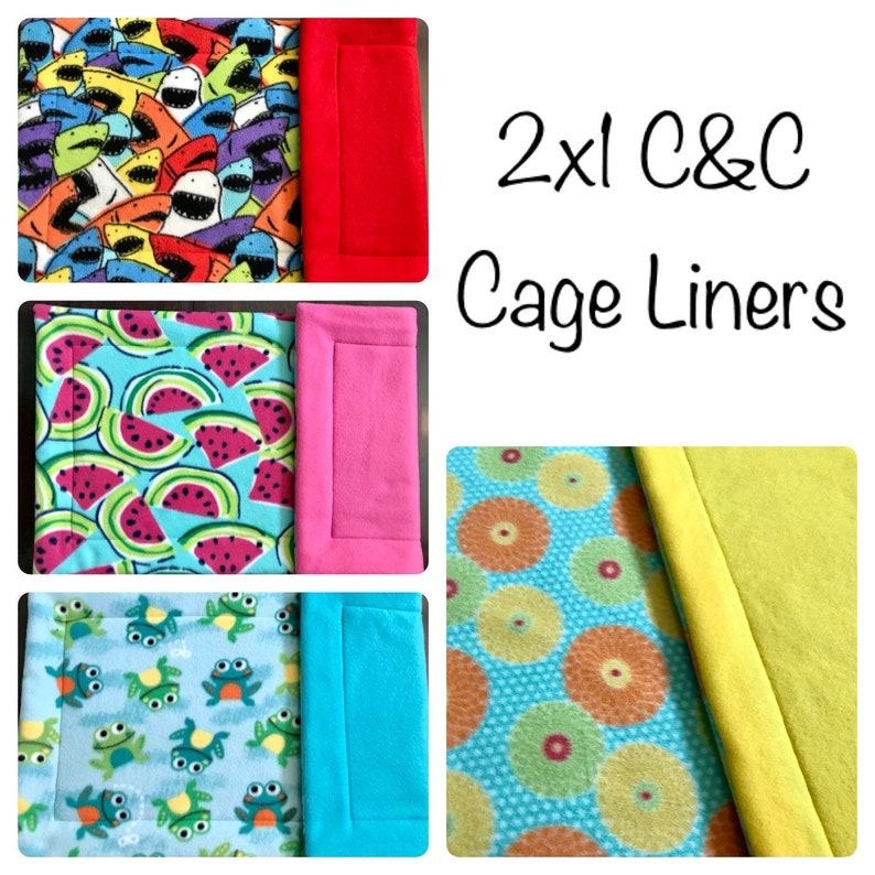 fleece cage liners