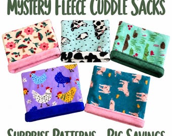 Mystery Fleece Cuddle Sacks For Guinea Pigs & Other Small Pets