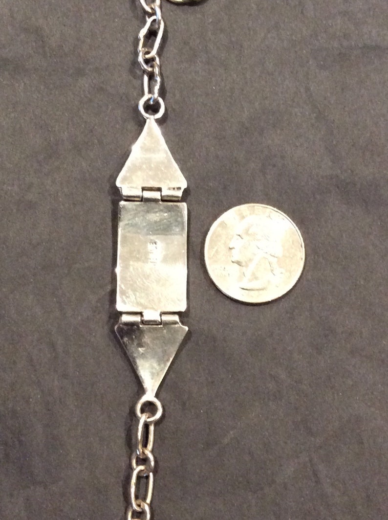 Native American Indian Jewelry Sterling Silver Spiny Oyster and Turquoise Bracelet