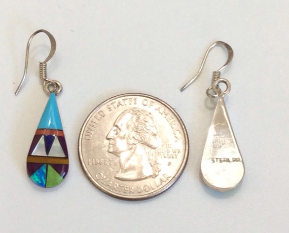 Turquoise with Multiple Gemstone Handcrafted Vint… - image 3