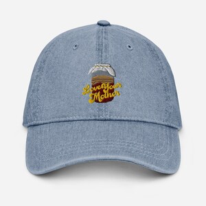 Love Your Mother Kombucha Embroidered Denim Hat | Fermentation Gift
