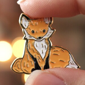 Fox Enamel Pin | Fox Pin | Fox Life | Fox Lover Fox Drawing Cute Pin Cute Enamel Pin Woodland Creature Pin Woodland Animal Pin Fox Lapel Pin