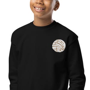 Pan Dulce Embroidered Sweatshirt | Conchas Sweater | Pan Dulce Sweater | Concha Kids crewneck sweatshirt | Pan Dulce Kids sweatshirt