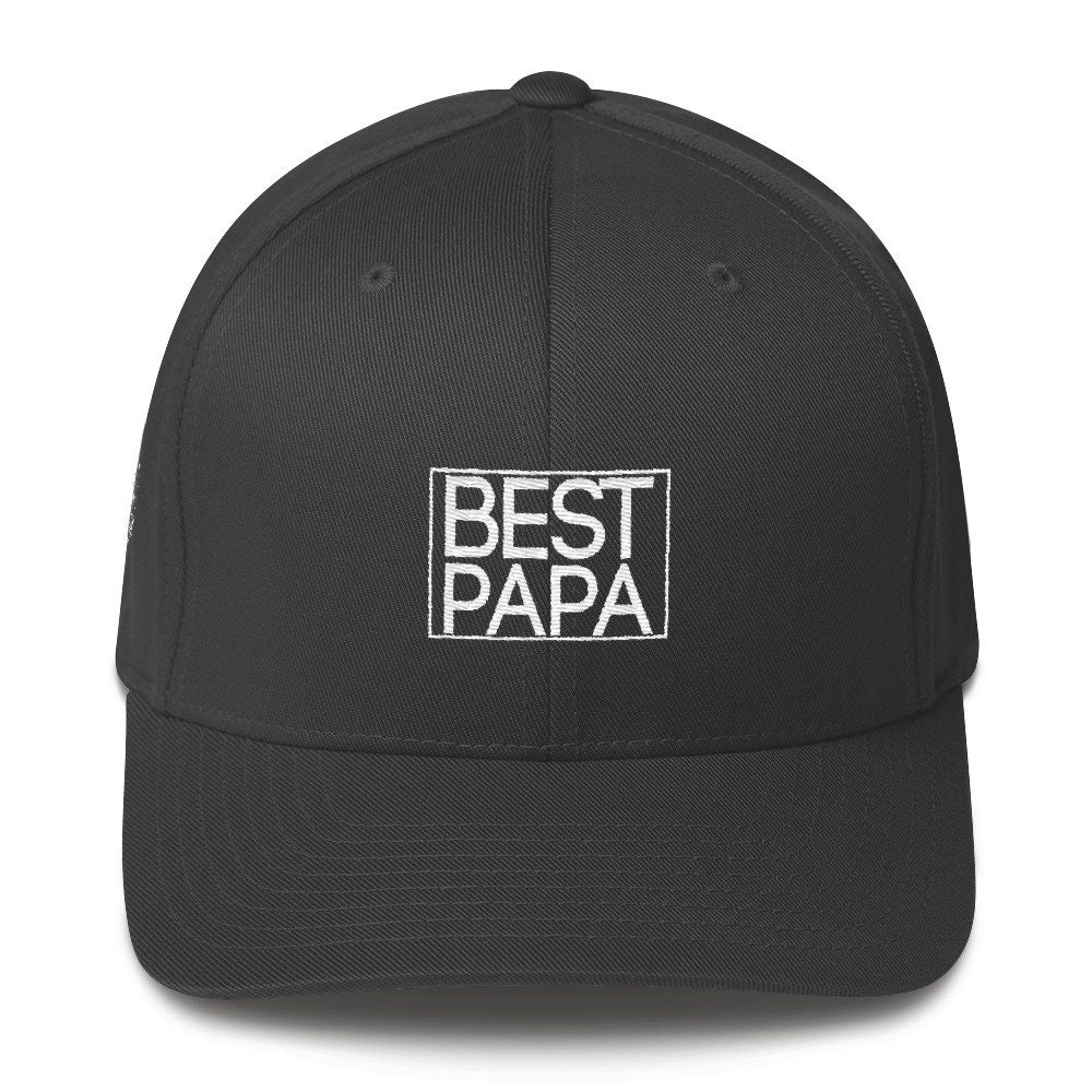 Best Papa Hat Structured Twill Cap for Father's Day