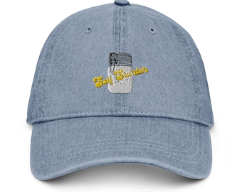 Sourdough Self Starter Embroidered Denim Hat | Fermentation Gift