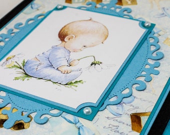 Baby photo album Scrapbook album Baby Shower gift Christening gift photo album baptism photo album holy communion