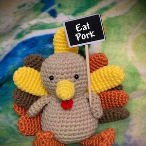 Handmade Amigurumi Turkey