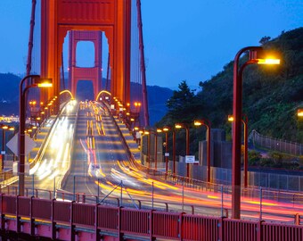 Golden Gate Close-up print, San Francisco Photograph, Wall Art Print,  Photo Art, California Bridge print