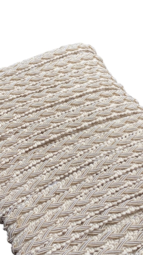 1/2” Handmade braided Gimp - Trim by the yard