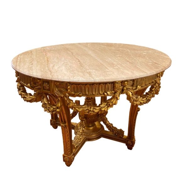 Special order* Hand carved French Victorian Center table