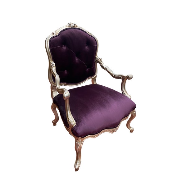 Special order* Nuevo Classical Armchair in Silver Leaf