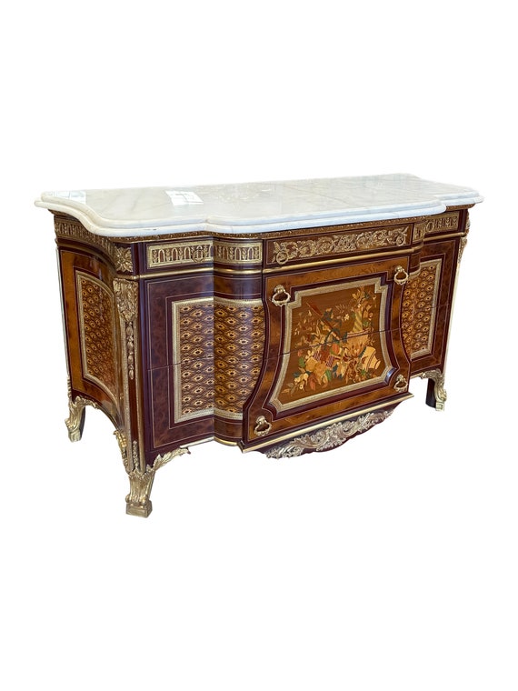 Napoleon III oromulu mounted French style Commode