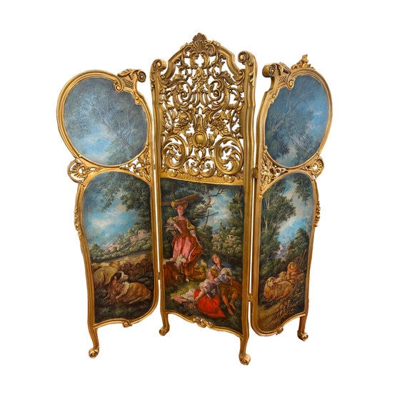 Louis XV style Hand painted Room Divider