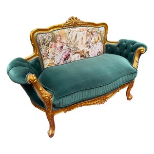 Louis XV French style settee