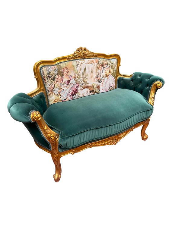 Louis XV French style settee