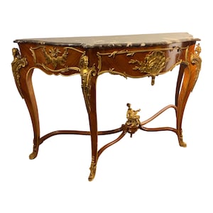 Special order* 19th century Louis XV style royal console table