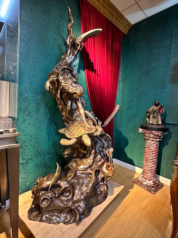 Underwater Adventure 7ft solid bronze fountain