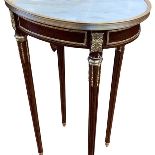 Classic Louis XVI French Style End Table Etsy