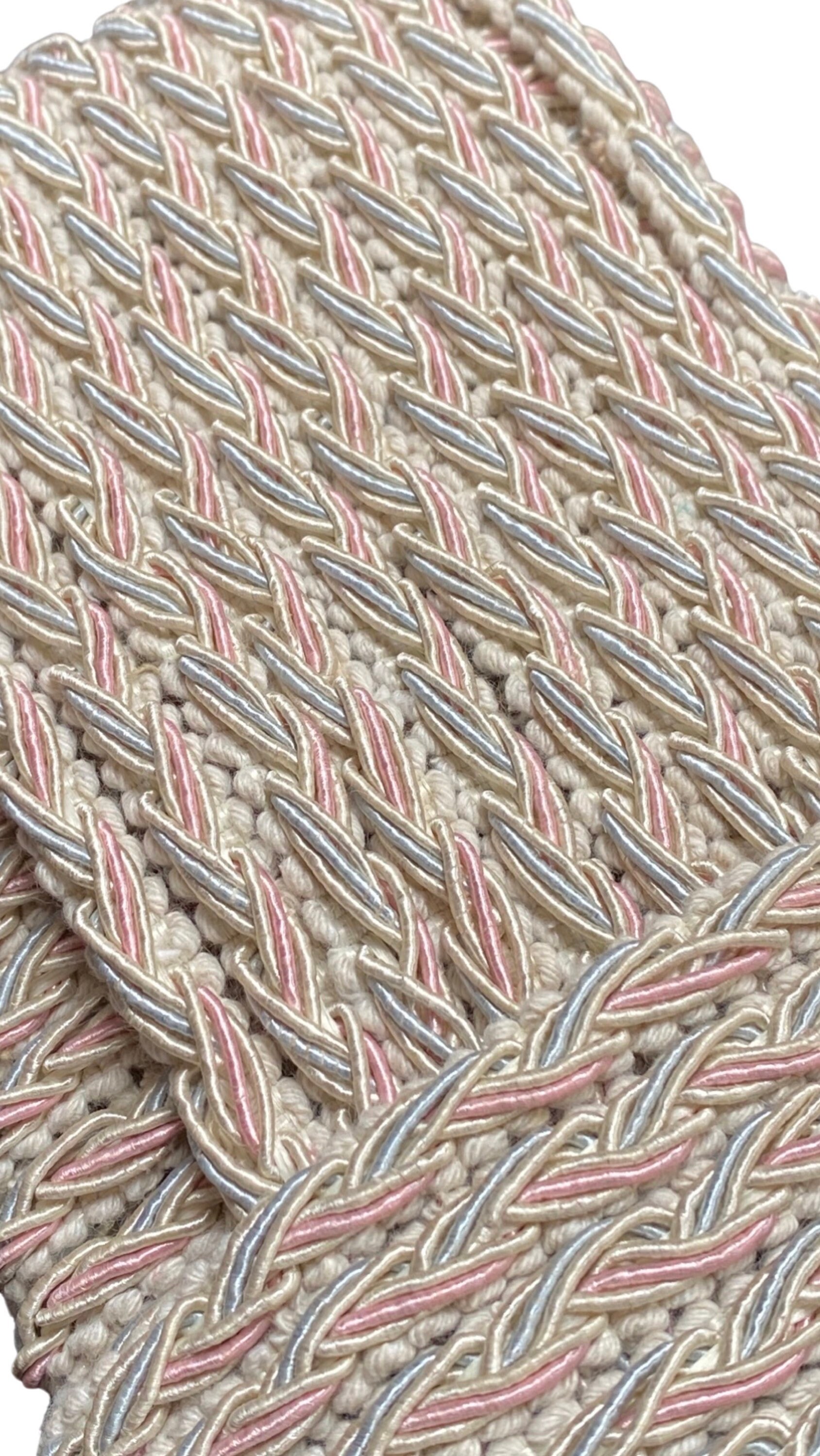 1/2” Handmade braided Gimp Trim by the yard