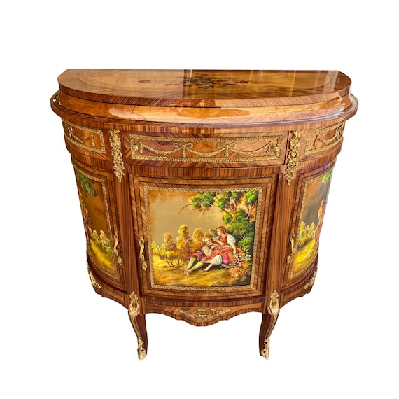 Special Order* Louis XV French style Halfmoon Commode