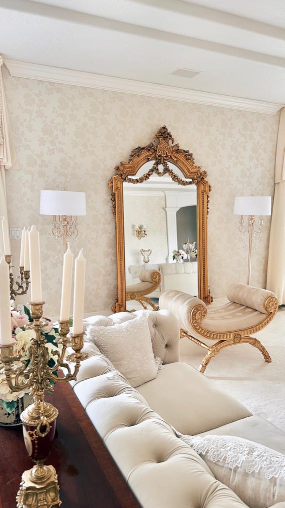 18th Century French style Floor mirror