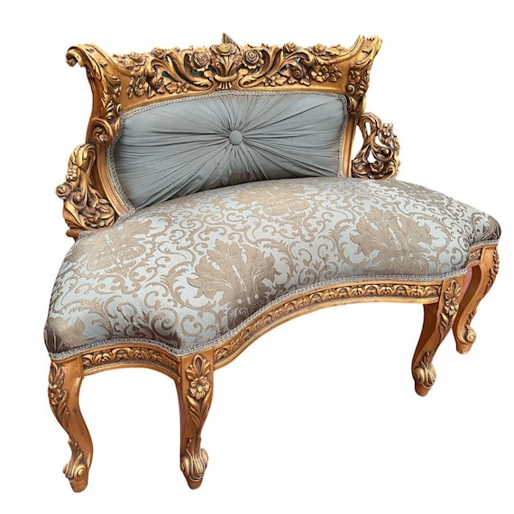 Louis XV French style hand carved Settee