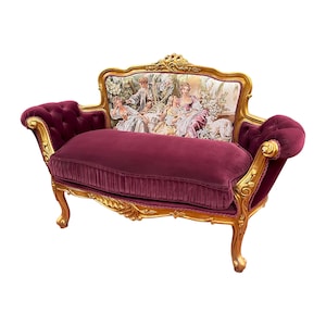 Louis XV French style settee